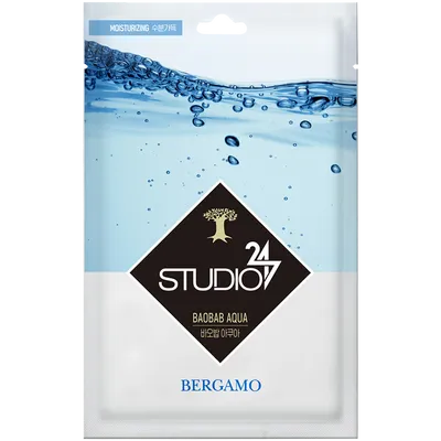 Bergamo Specialist Stuido 24, Baobab Sheet Mask (Maska z ekstraktem z drzewa baobabu do twarzy)
