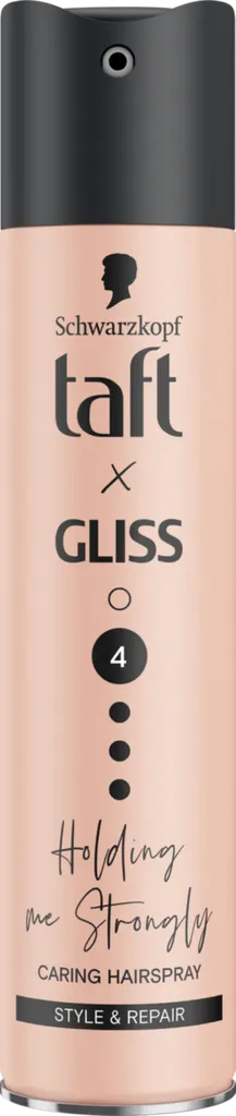 Schwarzkopf Taft x Gliss, Style & Repair, Holding Me Strongly, Caring Hairspray (Lakier pielęgnacyjny do włosów)