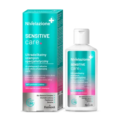 Nivelazione Sensitive Care, Ultradelikatny szampon specjalistyczny do pielęgnacji włosów oraz skóry z łuszczycą i AZS
