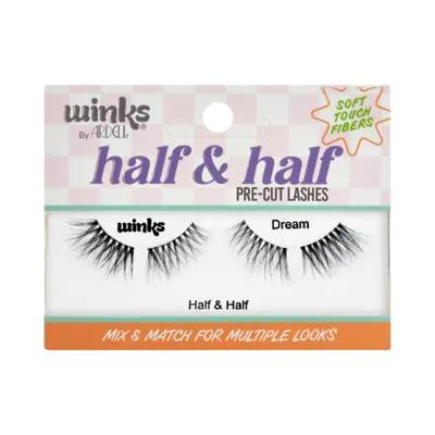 Ardell Lashes Winks, Half & Half, Dream, Pre-Cut Lashes (Sztuczne rzęsy na pasku)