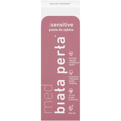 Biała Perła Pasta do mycia wrażliwych zębów `Sensitive`