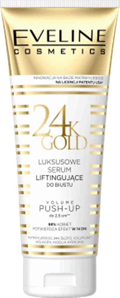 Eveline Cosmetics 24 K Gold, Luksusowe serum liftingujące do biustu