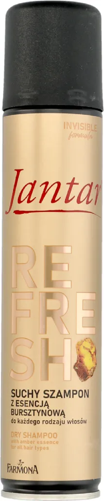 Jantar Refresh, Suchy szampon z esencją bursztynową do każdego rodzaju włosów