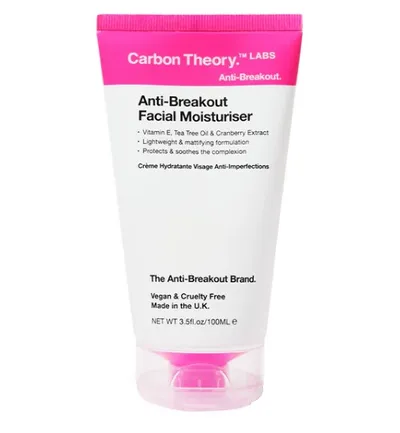 Carbon Theory Anti-Breakout Facial Moisturiser (Nawilżający krem do twarzy)