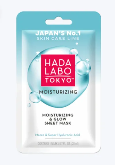 Hada Labo Tokyo Moisturizing & Glow Sheet Mask (Nawilżająco-rozjaśniająca maska w płachcie)