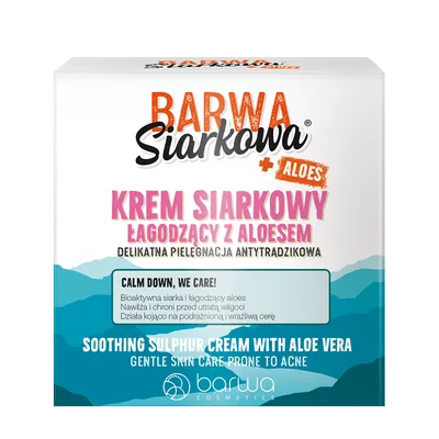Barwa Siarkowa, Krem siarkowy łagodzący z aloesem