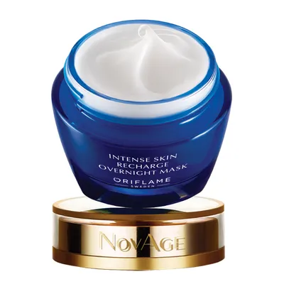 Oriflame NovAge, Intense Skin Recharge, Overnight Mask (Intensywnie regenerująca maseczka na noc)
