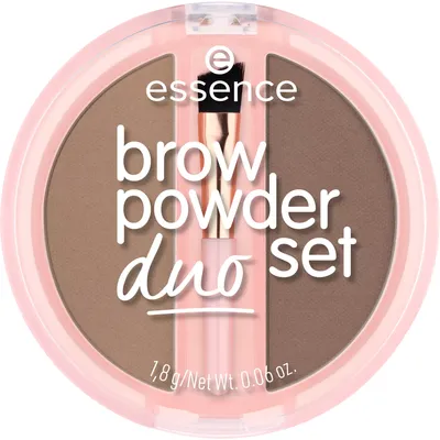 Essence Brow Powder Duo Set (Pudrowy zestaw do brwi)