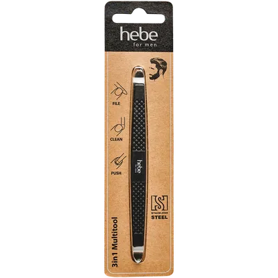 Hebe For Men, Wielofunkcyjny przyrząd do pielęgnacji paznokci 3 w 1