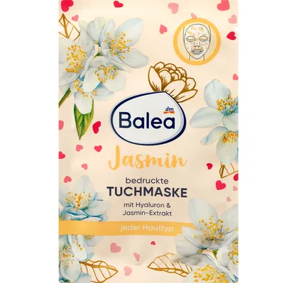 Balea Jasmin, Sheet Mask (Jaśmin, Maska w płachcie)