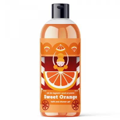 Magic Spa Sweet Orange Bath and Shower Gel (Żel pod prysznic i do kąpieli)