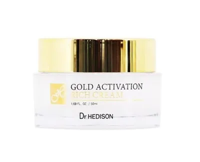 Dr. Hedison Gold Activation, Rich Cream (Krem do twarzy z 24k złotem)