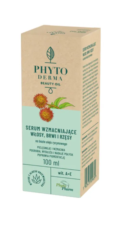 Phytoderm  Phytoderma Beauty Oil, Serum wzmacniające włosy, brwi i rzęsy