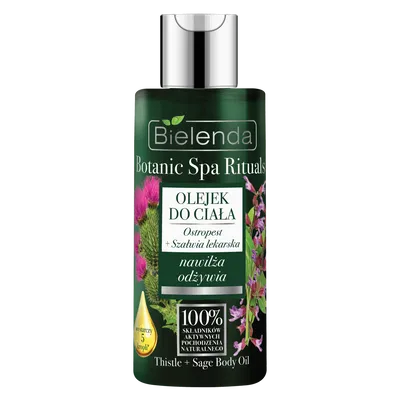 Bielenda Botanic Spa Rituals, Olejek do ciała `Ostropest + szałwia lekarska`