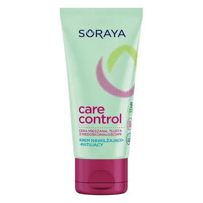 Soraya Care  Control, Krem nawilżajaco - matujący do cery mieszanej i tłustej z niedoskonałościami