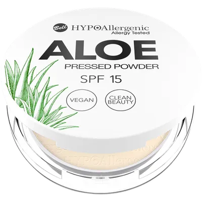 Bell HYPOAllergenic, Aloe Pressed Powder SPF 15 (Puder do twarzy)