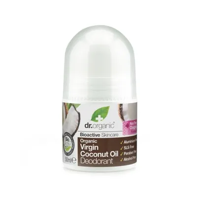 Dr.Organic , Bioactive Skincare, Organic Virgin Coconut Oil Deodorant Roll-on (Dezodorant w kulce z organicznym olejem kokosowym)