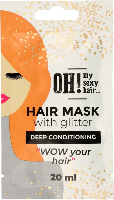 OH! my sexy hair Hair Mask with Glitter Deep Conditioning (Brokatowa maseczka do włosów)