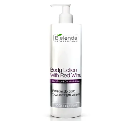 Bielenda Professional Body Lotion with Red Wine (Balsam do ciała z czerwonym winem)