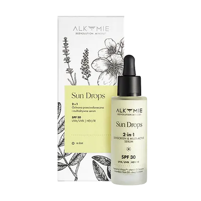 Alkmie Sun Drops SPF 30 (Ochrona przeciwsłoneczna i multiaktywne serum)