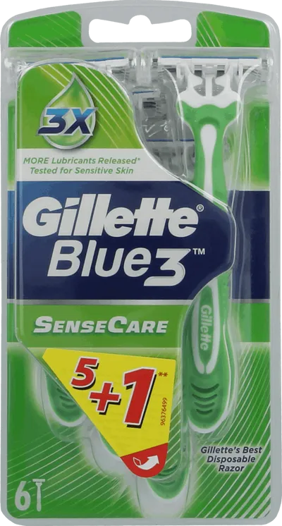 Gillette Blue3 Sense Care Brazil, Jednorazowa maszynka do golenia