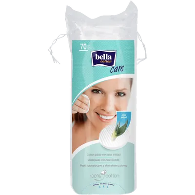Bella Cotton Care, Płatki kosmetyczne z ekstraktem z aloesu