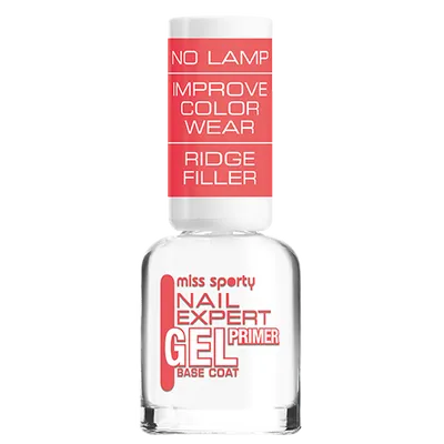 Miss Sporty Nail Expert, Gel Primer Base Coat (Baza pod lakier do paznokci)