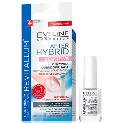 Eveline Cosmetics Nail Therapy Professional, Odżywka odbudowująca do paznokci wrażliwych