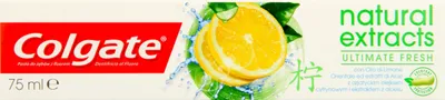 Colgate Natural Extracts, Ultimate Fresh, Pasta do zębów z azjatyckim olejkiem cytrynowym i ekstraktem z aloesu