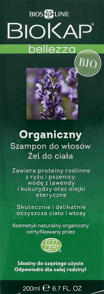 Bios Line Belleza, Organiczny szampon do włosów i żel do ciała