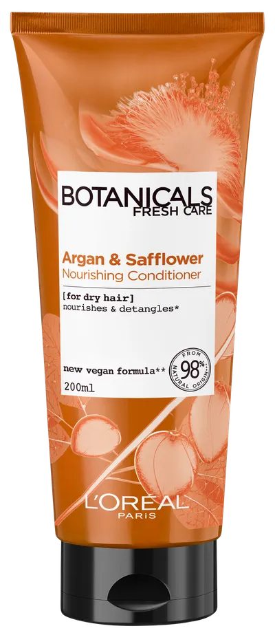 L'Oreal Paris Botanicals Fresh Care, Olejek arganowy & Krokosz, Odżywczy balsam pielęgnacyjny do włosów bardzo suchych