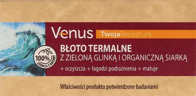 Venus Nature, Twoja Receptura, Proszek- błoto termalne z glinką i organiczną siarką