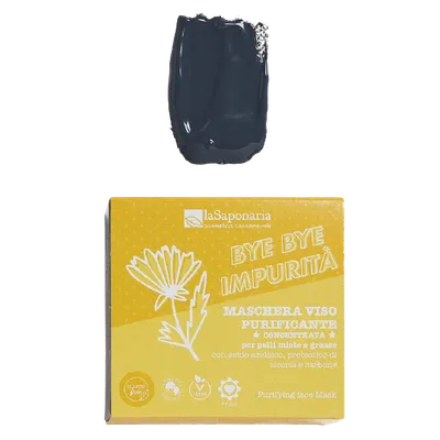 La Saponaria Wonder Pop, Maschera Viso Purificante Bye Bye Impurita (Maseczka do twarzy)