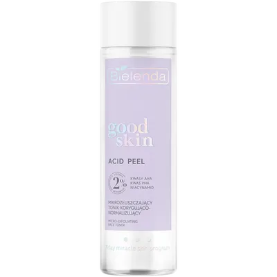 Bielenda Good Skin, Acid Peel Micro-exfoliating Face Toner (Mikrozłuszczający tonik korygująco-normalizujący)