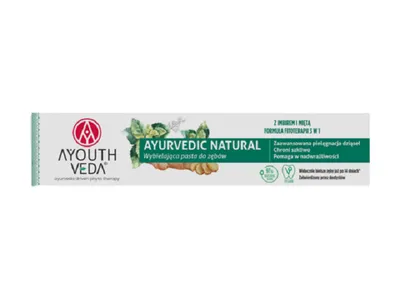Ayouthveda Ayurvedic Natural Toothpaste (Wybielająca pasta do zębów)