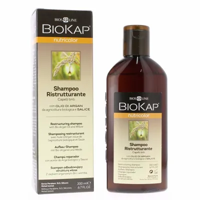 Bios Line BioKap Nutricolor, Shampoo Ristrutturante (Szampon ochronny do włosów farbowanych)