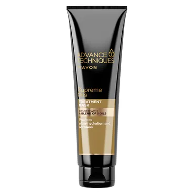 Avon Advance Techniques, Supreme Oils Treatment Mask with Nutri 5 Complex (Luksusowa intensywna kuracja odżywcza o włosów [Maska do włosów `Kompleksowa pielęgnacja`])