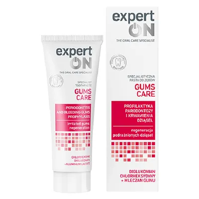 ExpertON Gums Care, Specjalistyczna pasta do zębów `Profilaktyka parodontozy i krwawienia dziąseł`