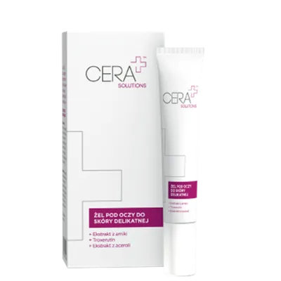 CERA+ Solutions Żel pod oczy do skóry delikatnej