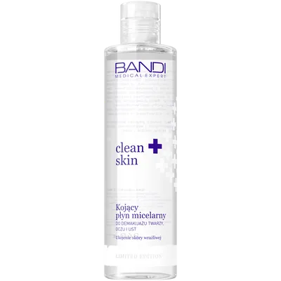 Bandi Clean Skin, Kojący płyn micelarny do demakijażu twarzy, oczu i ust