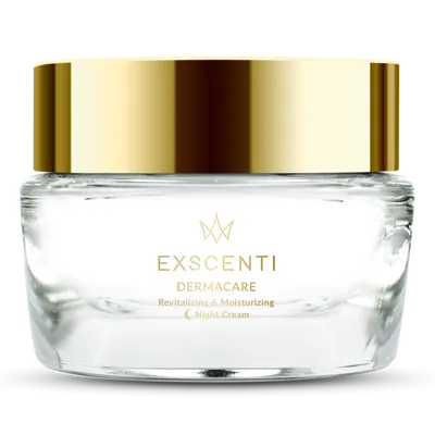 Exscenti Dermacare, Revitalizing & Moisturizing Night Cream (Krem rewitalizująco – nawilżający na noc)