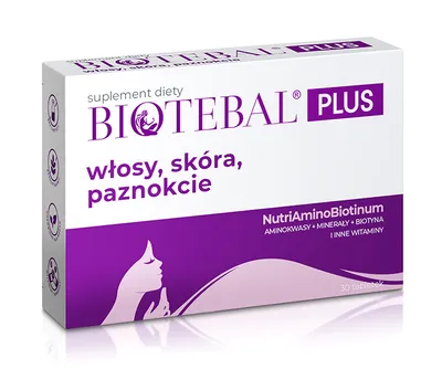 Biotebal Biotebal Plus, Suplement diety na włosy, skórę i paznokcie