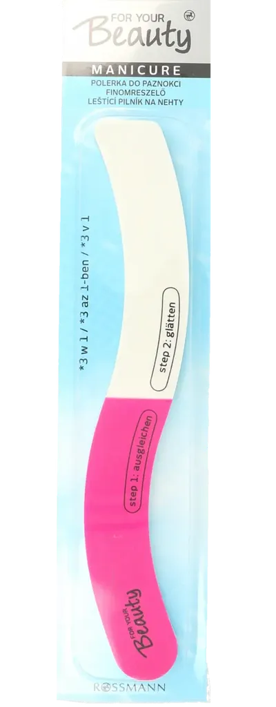 For Your Beauty Manicure, Pilniczek do polerowania 3w1