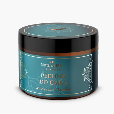 NaturalME Luxury SPA,  Green Tea & Bamboo, Peeling do ciała