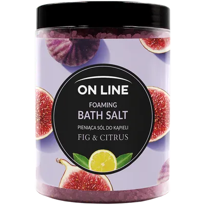 On Line Fig & Citrus Foaming Bath Salt (Pieniąca sól do kąpieli)