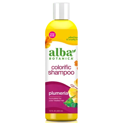 Alba Botanica Colorific Plumeria, Hawaiian Shampoo (Szampon do włosów farbowanych z plumerią)
