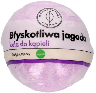 Manufaktura Piękna Kula do kąpieli `Błyskotliwa jagoda`