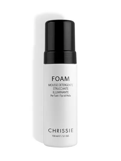 Chrissie Cosmetics Foam Cleansing Mousse Illuminating Make Up Remover (Rozświetlająco - oczyszczająca pianka do demakijażu)