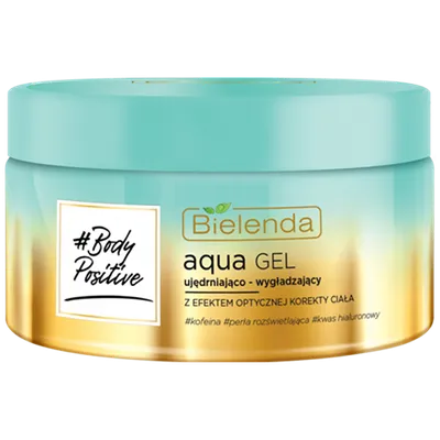 Bielenda #Body Positive,  Aqua Gel ujędrniająco-wygładzający z efektem optycznej korekty ciała