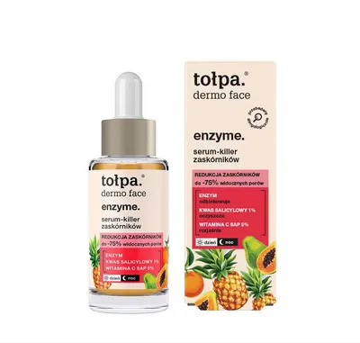 Tołpa Dermo Face, Enzyme, Serum-killer zaskórników